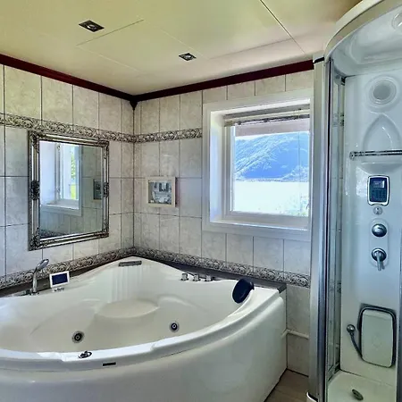 度假居 Lofoten Wildlife Panorama Bostad